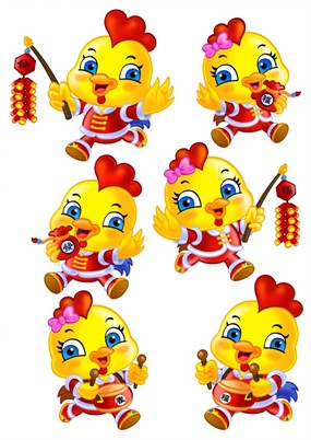 鸡年卡通形象设计